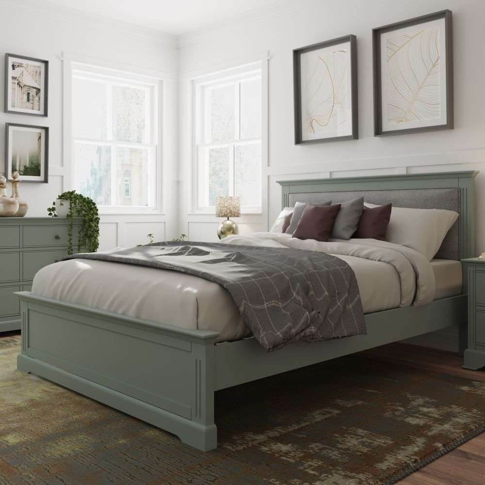 Banbury Elegance Cactus Green Painted Double Bed Frame