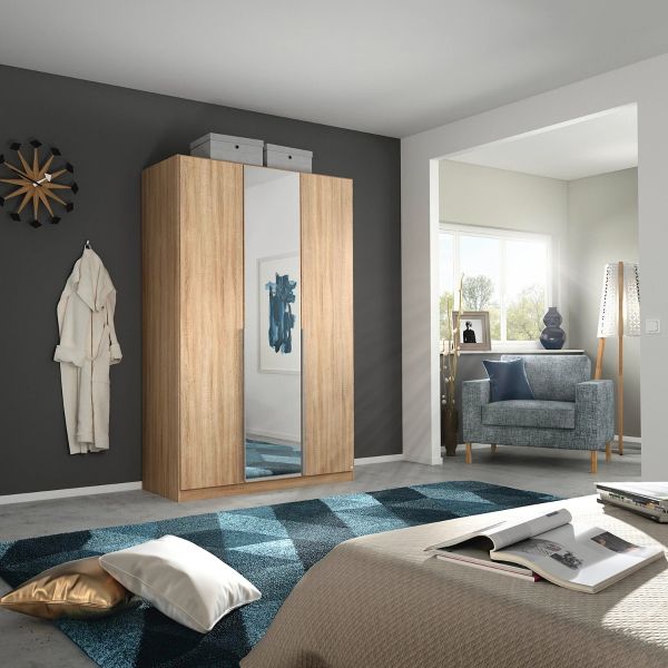 Rauch albama 3 door sonoma oak wardrobe