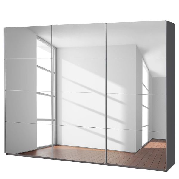 Rauch Quadra Full Mirror Sliding Door Wardrobe
315CM Sliding Door Wardrobe 
3.15M Sliding Door Wardrobe 
Full Mirror Gliding Door Wardrobe