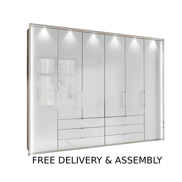 Wiemann Kansas 6 Door Combi Wardrobe 