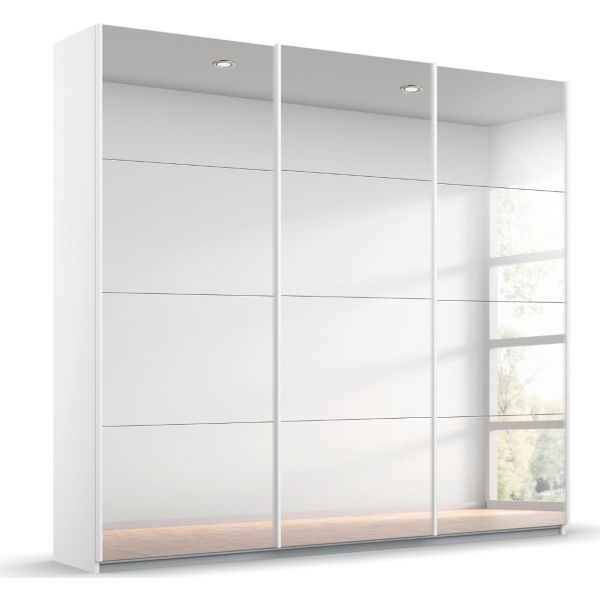 Rauch Oracle 2M Full Mirror Front Sliding door wardrobe Width 203cm or 271cm
