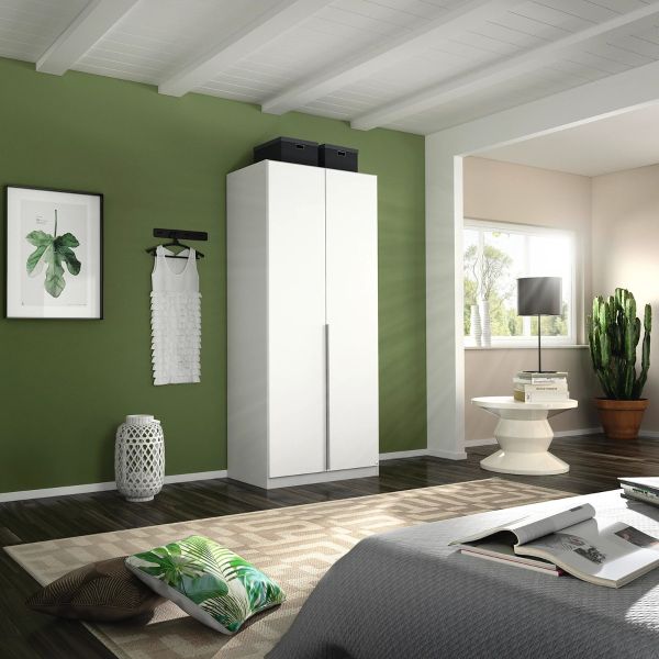 Rauch Alabama wardrobe
Rauch Albama White Hinged Wardrobe 
Rauch Alabama 2 Door hinged wardrobe 
2 Door white wardrobe 
1m 2 door wardrobe