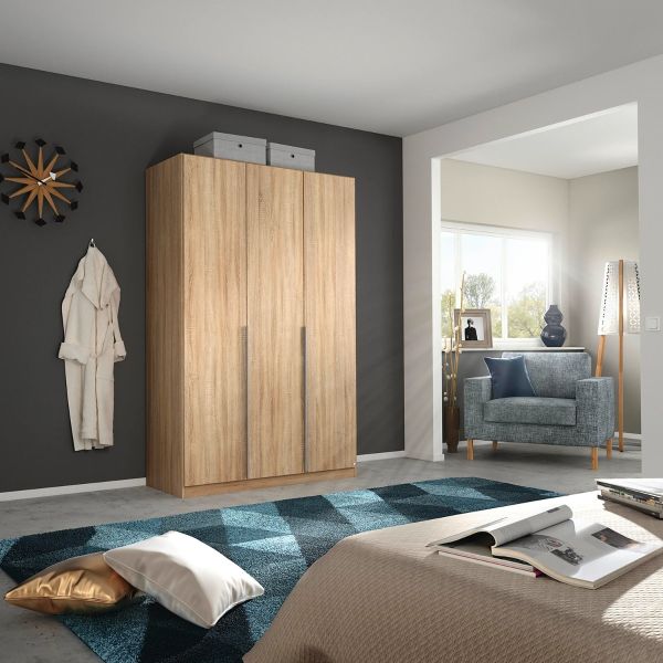 Rauch albama 3 door sonoma oak wardrobe
