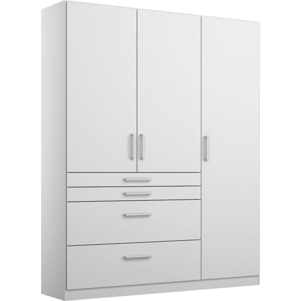 Rauch Homburg 3 Door Combi Wardrobe
3 Door High Gloss Wardrobe 
136CM Hinged Door Combi High Gloss white Wardrobe
1.36M Hinged Door combi wardrobe 
3 Door Wardrobe with Drawers 
Wardrobe for kids' bedrooms
Small Wardrobe for Girls Room