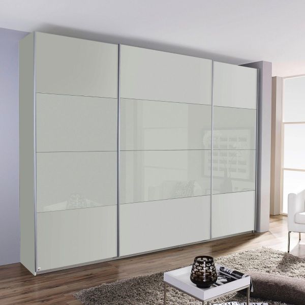 Rauch Quadra Silk Grey 315CM Wide 3 Sliding Door Wardrobe 
Rauch Quadra Sliding Door Wardeobe
Silk Grey 3 Door Sliding Wardrobe 
Over 3M Sliding Door Wardrobe 
Large 3 Door Wardrobe