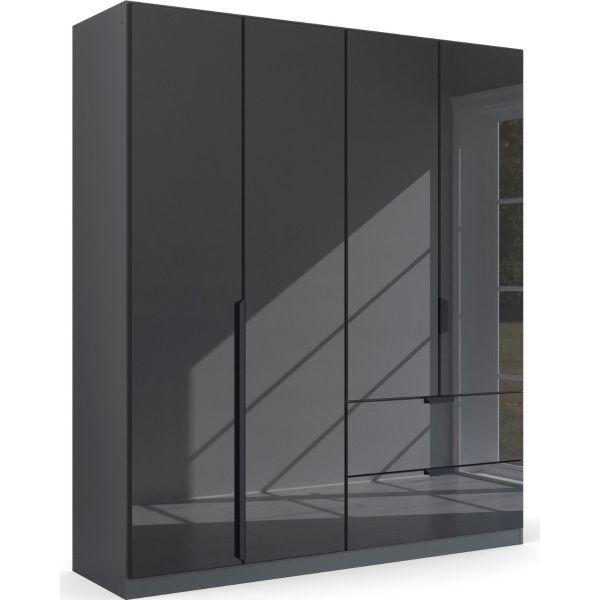 Rauch quadra modern 4-door basalt glass with mirror combi wardrobe
Rauch Wardrobes
German Wardrobe
4 doors Combi Wardrobe
Wardrobe with Drawers
Wardrobe with Mirror Front