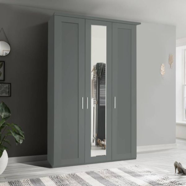 Wiemann Cambridge 3 Hinged Door Wardrobe with Mirror