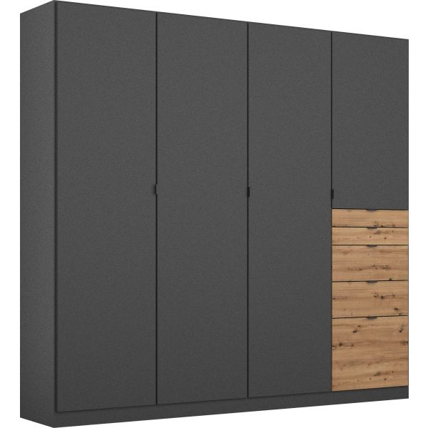 Rauch Ontario 4-Door Hinged Wardrobe 
Alpine white 4 Door Oantrio Wardrobe 
4 Door Wardrobe with drawers 
Low height 4 Door wardrobe with drawers 
1.81M Low-height wardrobe 
181cm Low height 4 door hinged wardrobe
Metallic Grey 4 Door Hinged Combi W