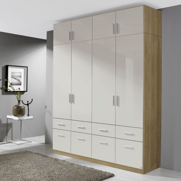 Rauch Celle 4 Door Combi Wardrobe 
Ceiling High 4 Door Wardrobe 
1.81M Ceiling High Wardrobe 
Tall 4 Door Wardrobe