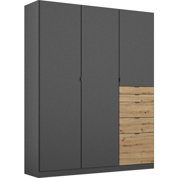 Rauch 3 Door combi wardrobe
Rauch Ontario 3 Door Hinged Comi Wardrobe Rauch Ontario 3 Door Hinged Wardrobe with drawers 3 Door White Wardrobe Small Wardrobe Wardrobe for kids' room low height wardrobe Metallic Grey 3 Door
