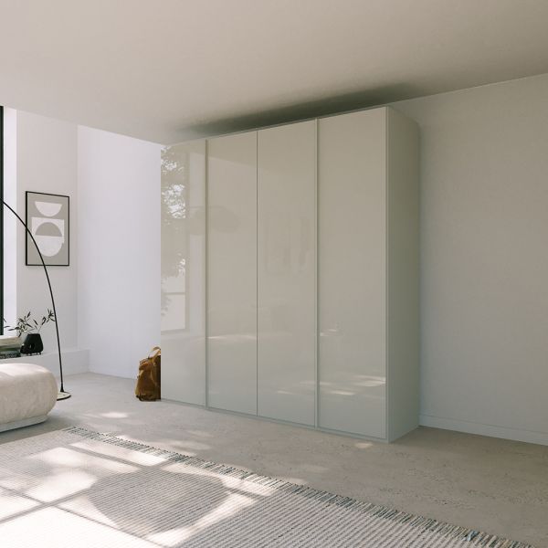 Rauch Skat meridian 4 Hinged Door Wardrobe Glass Finish