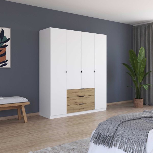 Rauch Davoa 4 Door Hinged Wardrobe