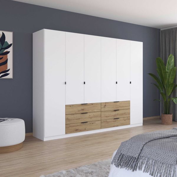 Rauch Davoa 6 Door Hinged Wardrobe