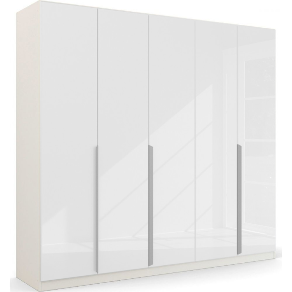 Rauch 5 Door White Glass Hinged Door Wardrobe 
2.26M Hinged Door White Wardrobe 
Rauch Modern by Quadra Spin 
226CM Hinged Door White Glass Front Wardrobe 
Rauch 5 Door Wardrobe 
Rauch Wardrobe 
Rauch Wardrobes
5 Door White Glass Modern German Ward
