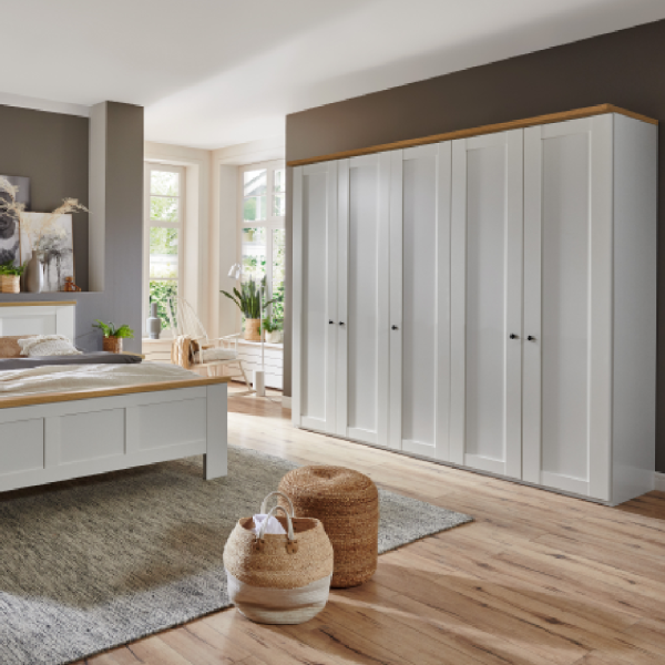 Wiemann Linate Hinged Door Wardrobe with Cornice