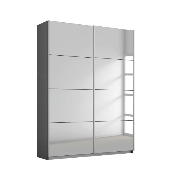 Rauch Quadra 2 Door Full Mirror Sliding Wardrobe