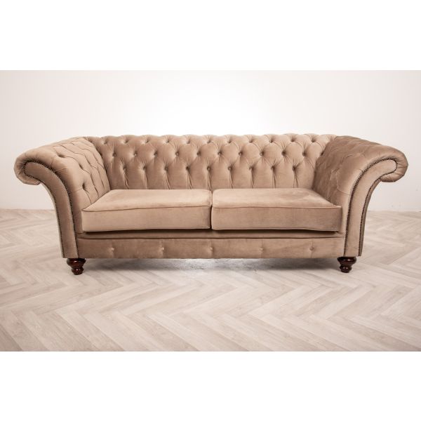 Woodstock Chesterfield  Fabric 3 Seater Sofa