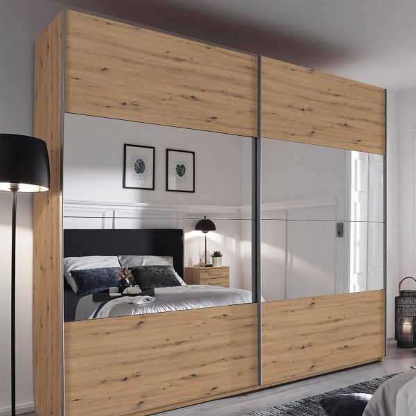 Rauch Tarabo Artisan Oak sliding door wardrobe