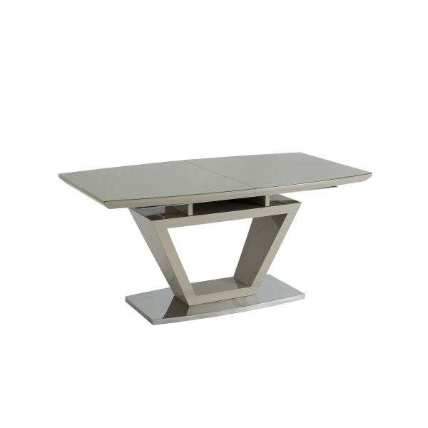 Caspen 1.6m (+0.4m) Extending Dining Table - Latte
