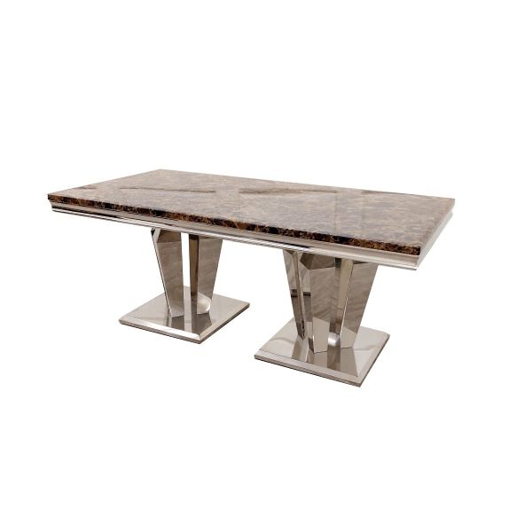 Sorrento 1.8M Marble Dining table 
Brown Marble Dining table
Black Marble Top Dining Table 
Arturo Marble Dining Table 
Vida living Arturo Dining table