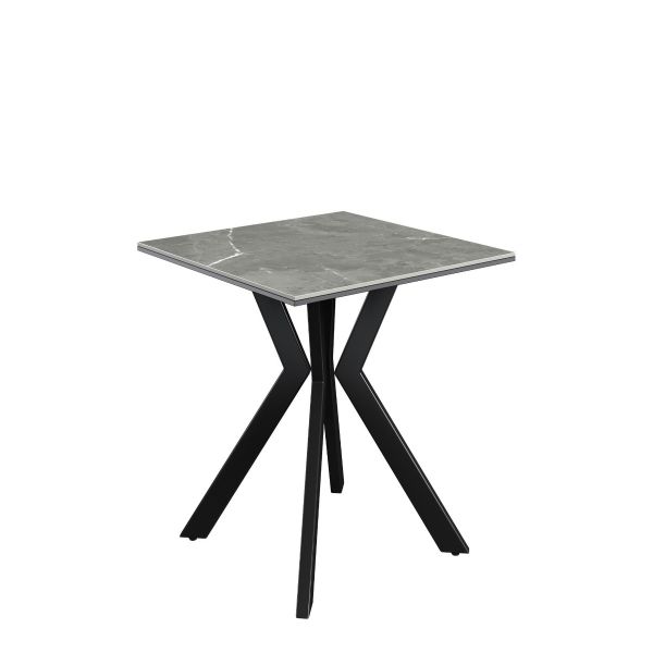 Bellagio ceramic extending dining table-Grey