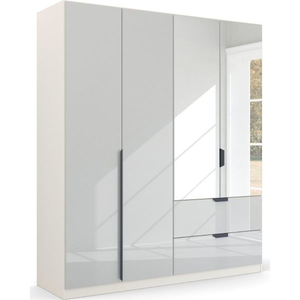 Rauch quadra modern 4-door basalt glass with mirror combi wardrobe
Rauch Wardrobes
German Wardrobe
4 doors Combi Wardrobe
Wardrobe with Drawers
Wardrobe with Mirror Front