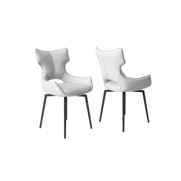 Nevada White Leather Swivel Dining Chair
Torelli Raffaello White Swivel Dining Chair
