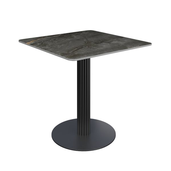 Bellagio ceramic extending dining table-Grey