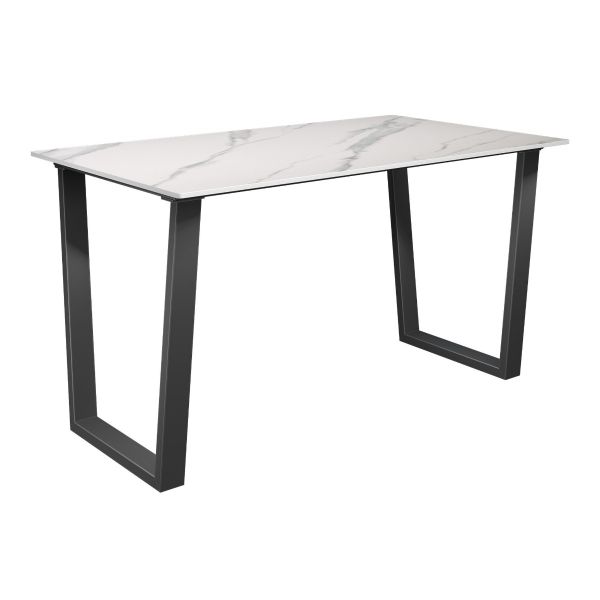 Bellagio ceramic extending dining table-Grey