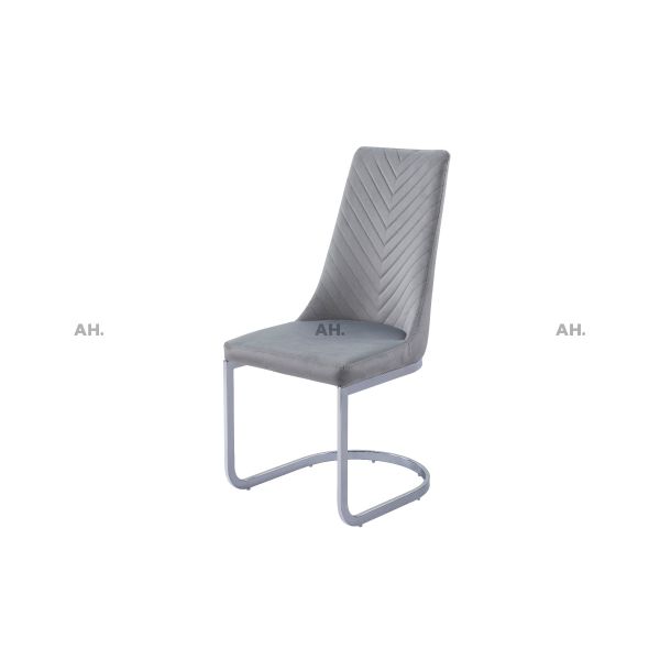 Amalfi/Nicole Grey Velvet Dining Chairs