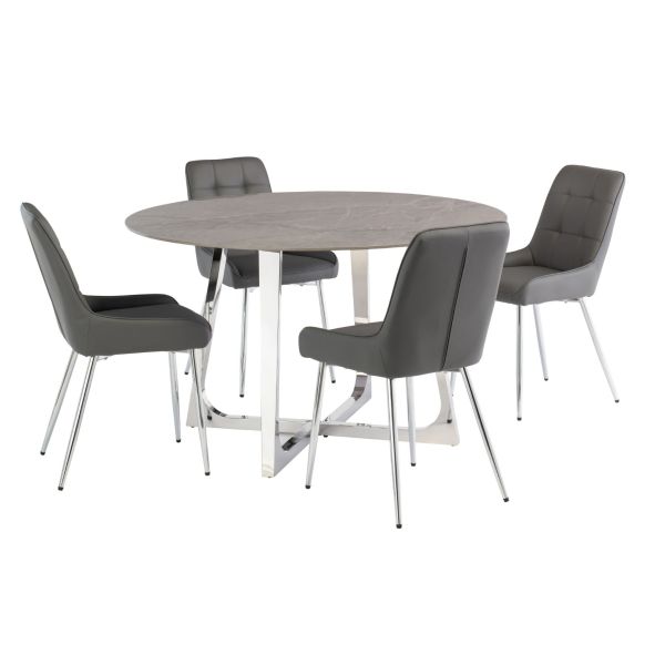 Round ceramic dining table set
Round Grey Dining table set
Round dining table set
Modern round dining table set