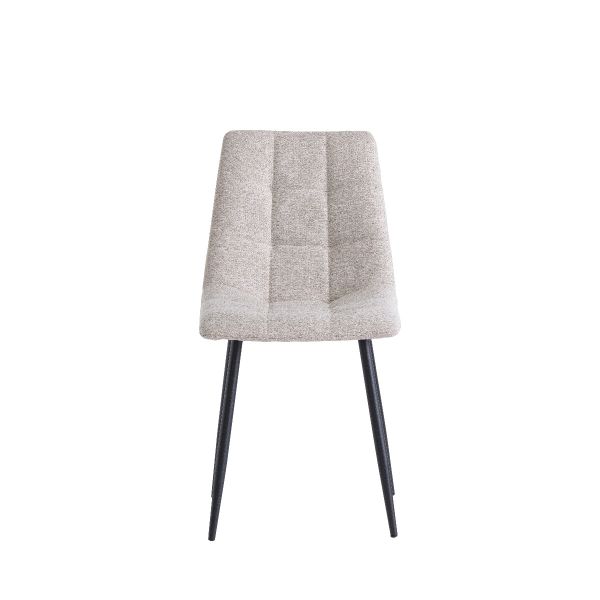 Asme Fabric Dining Chairs - linen