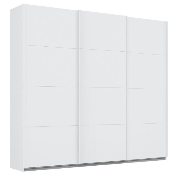 Rauch Kulmbach White 3 sliding Door Wardrobe 203cm or 271cm