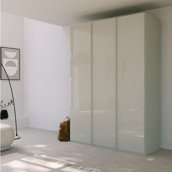 Rauch Skat meridian 3 Hinged Door Wardrobe Glass Finish   