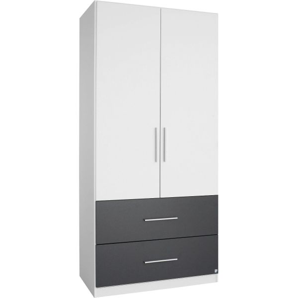 Rauch Alvor 2 Door Hinged Wardrobe With Drawers for kids bedroom
