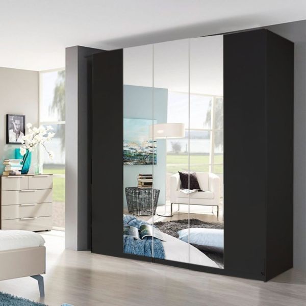 Rauch Zenaya 5 Door Hinged Wardrobe With Mirror