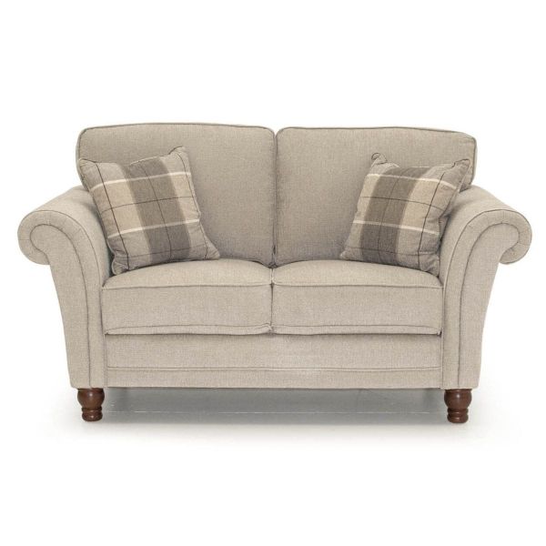 Georgia Fabric Upholstered 2 Seater Sofa