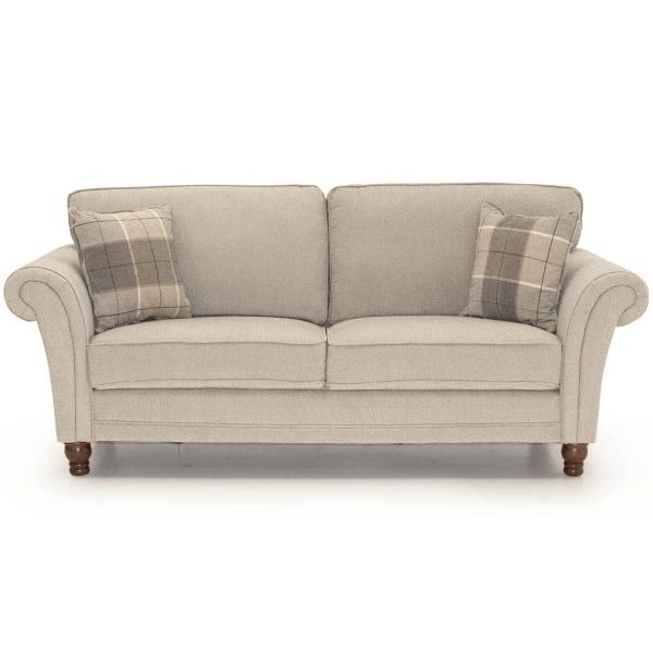 Georgia Fabric Upholstered 3 Seater Sofa