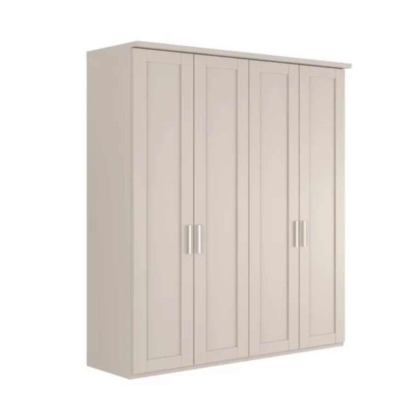 Wiemann Cambridge Kempton 200CM 4-Door Hinged Champagne Wardrobe 