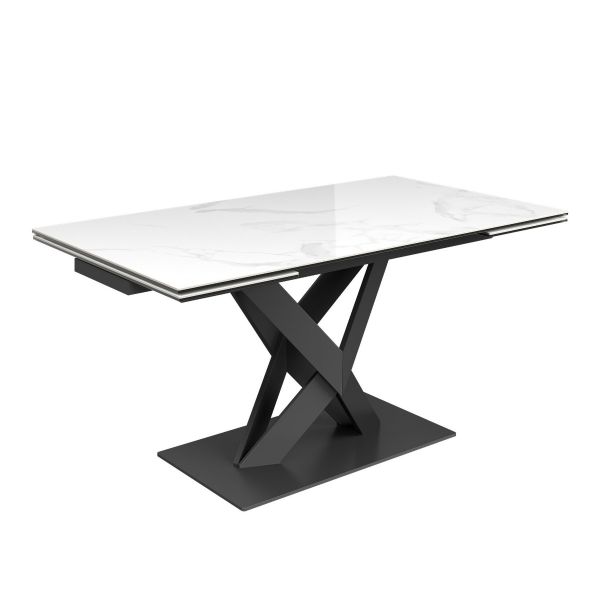 Venice 1.6M Latte Marble Effect Dining Table