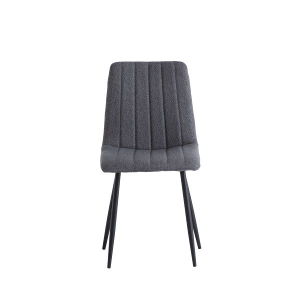 4 x Zara Fabric Dining Chair - Grey