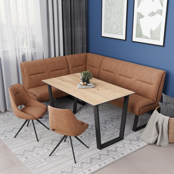 Bellagio ceramic extending dining table-Grey