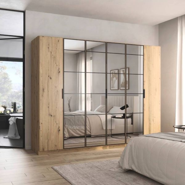 Rauch Acero Artisan Oak Hinged Door Wardrobe  