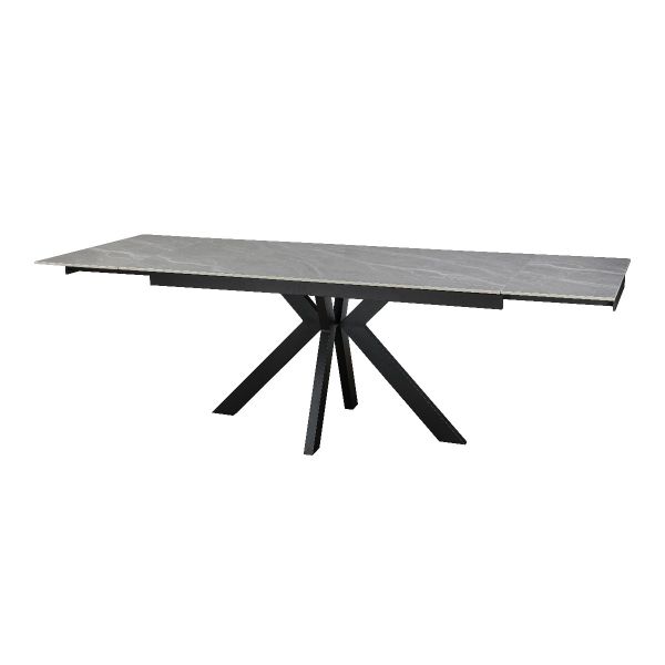 Maven Ceramic Argento Grey 160-200-240cm Extending Dining Table