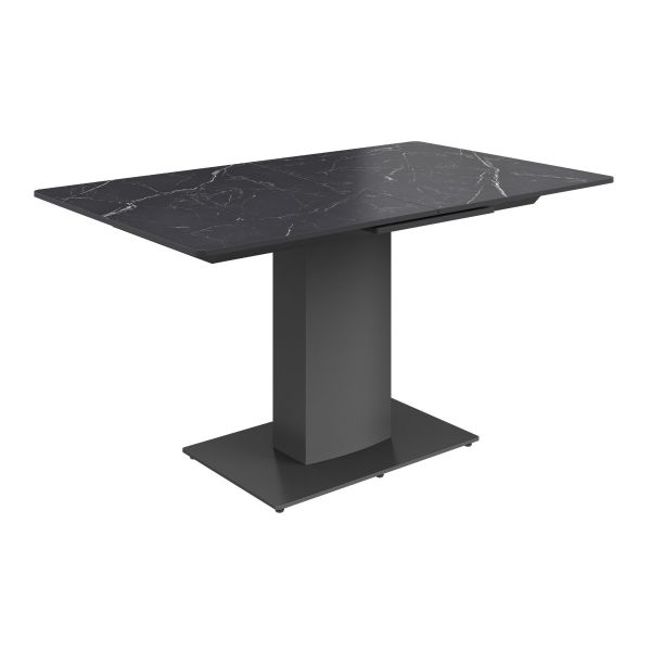 Bellagio ceramic extending dining table-Grey