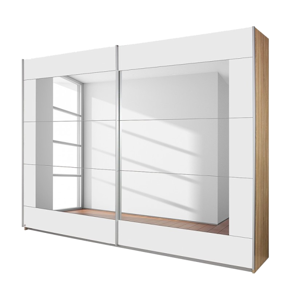 Rauch Alegro Sliding Door Wardrobe With High Gloss Front