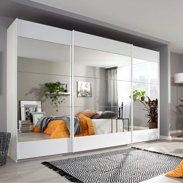 Rauch malibu 3 door sliding wardrobe with mirror