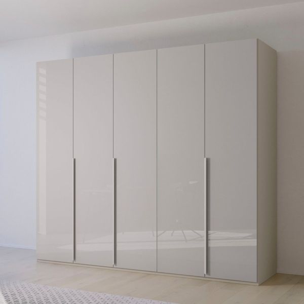 Rauch Purisma 5 Door Wardrobe in Silk Grey Colour