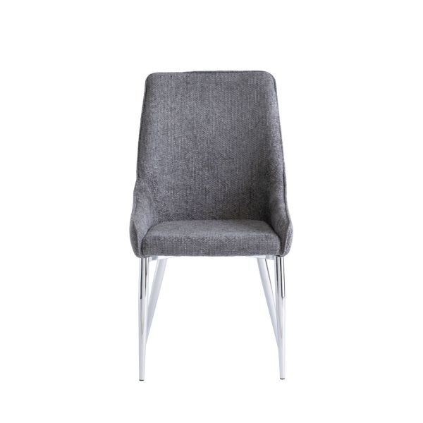 Nova Faux Leather Dining Chairs - Grey