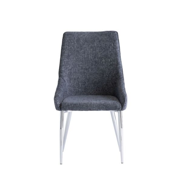 Nova Faux Leather Dining Chairs - Grey